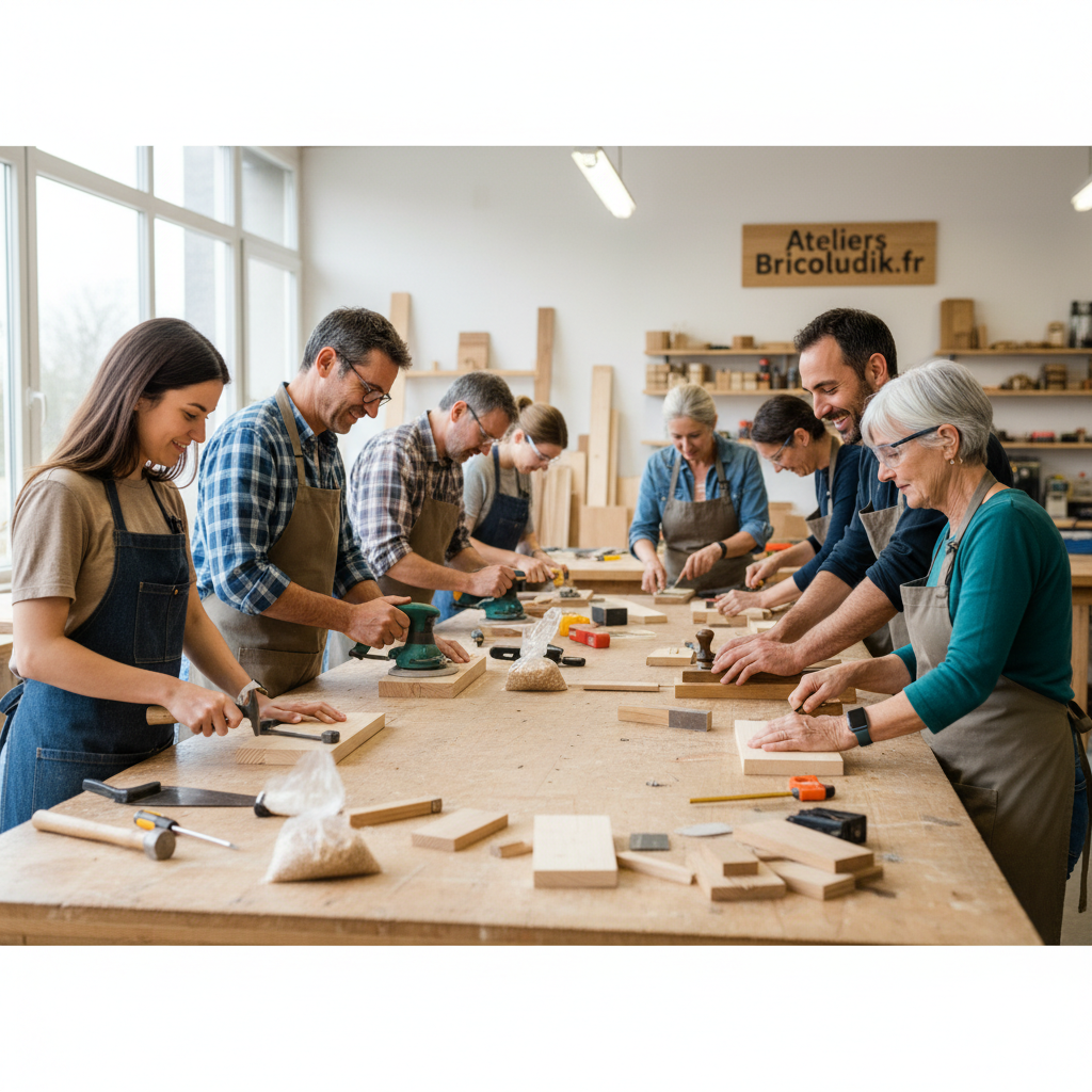 Formation bricolage Bricoludik.fr : ateliers pratiques pour tous niveaux