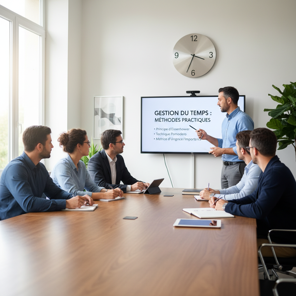 Formation en gestion du temps : méthodes pratiques pour optimiser son efficacité