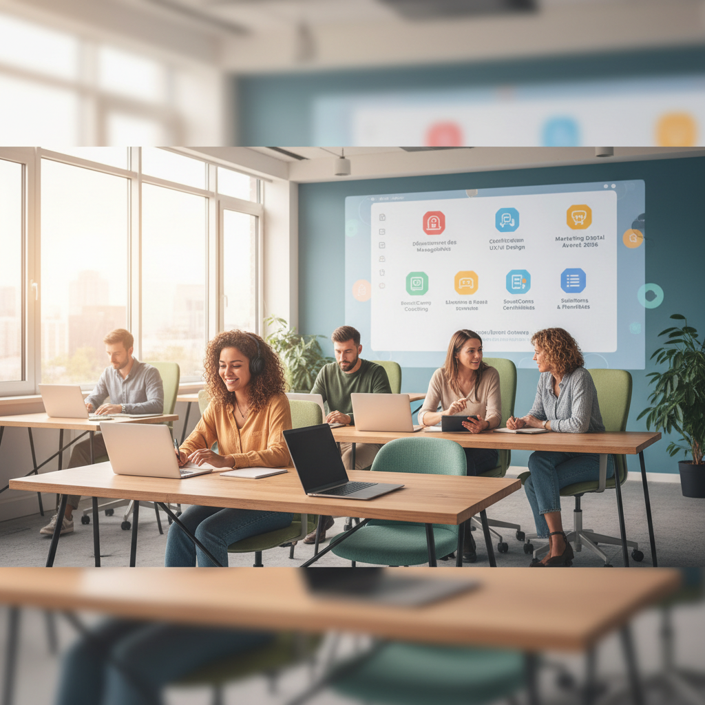 Formation professionnelle en ligne : solutions certifiantes et flexibles