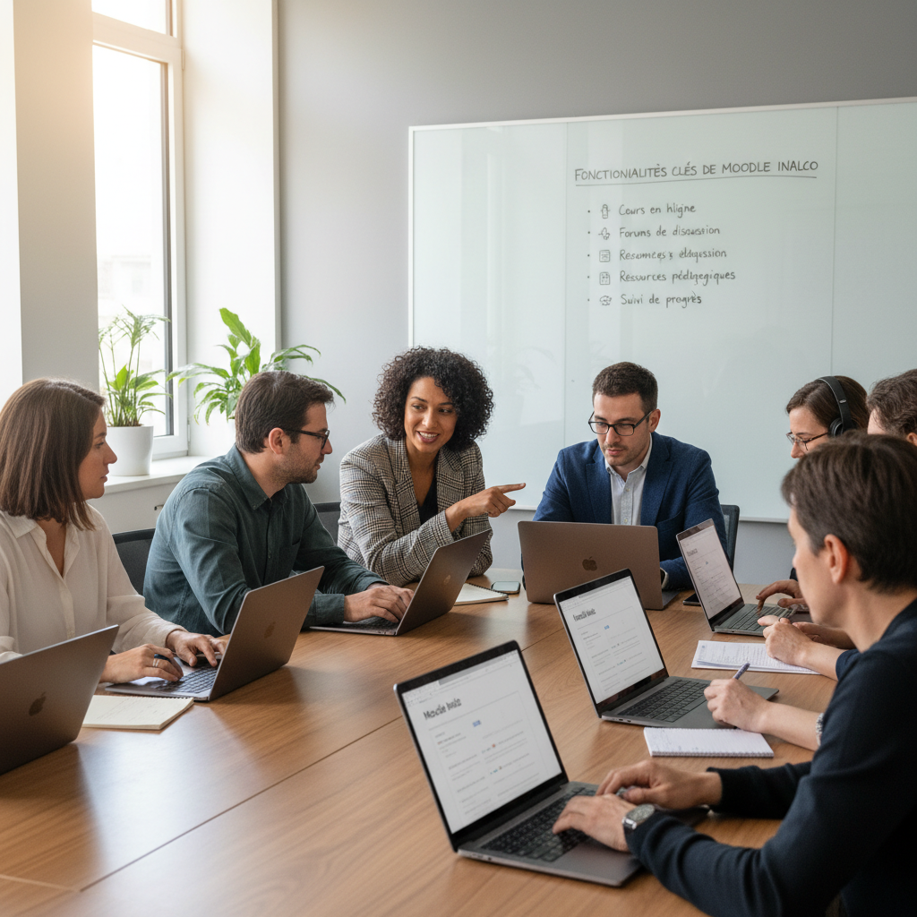 Moodle Inalco : plateforme et accès aux ressources pédagogiques numériques