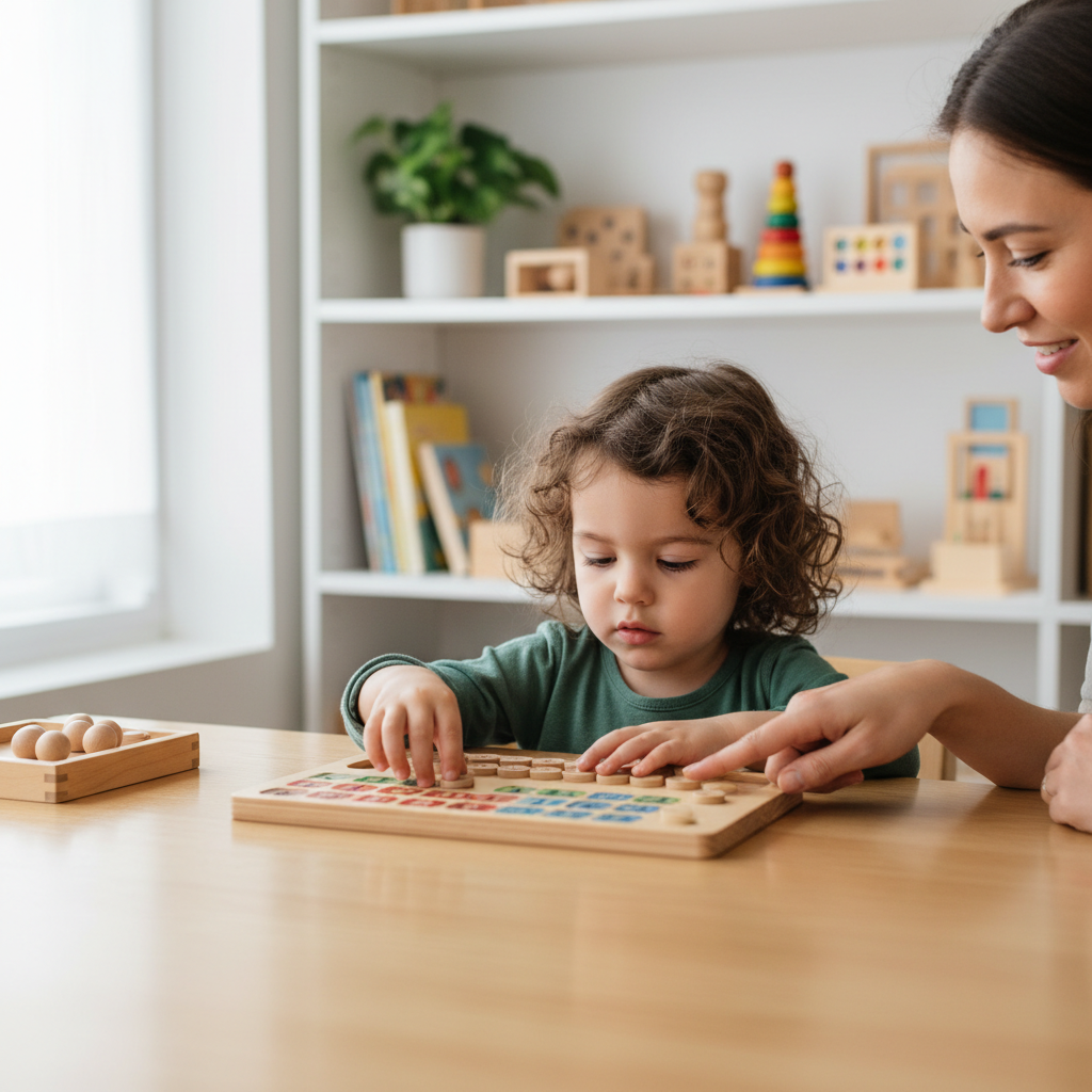 Table de multiplication interactive Montessori sur Montessori-formations.fr