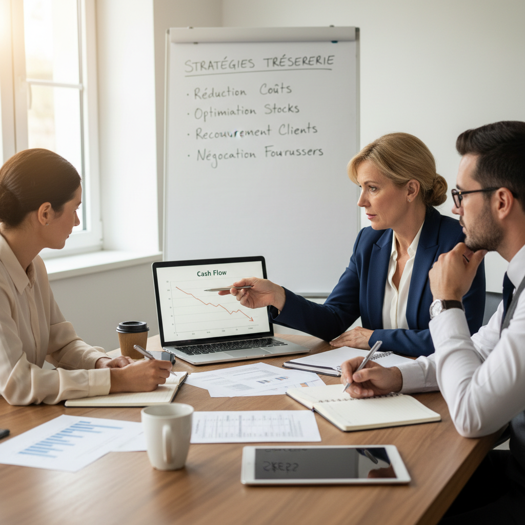Trésorerie pour entreprise en difficulté : solutions et gestion efficace